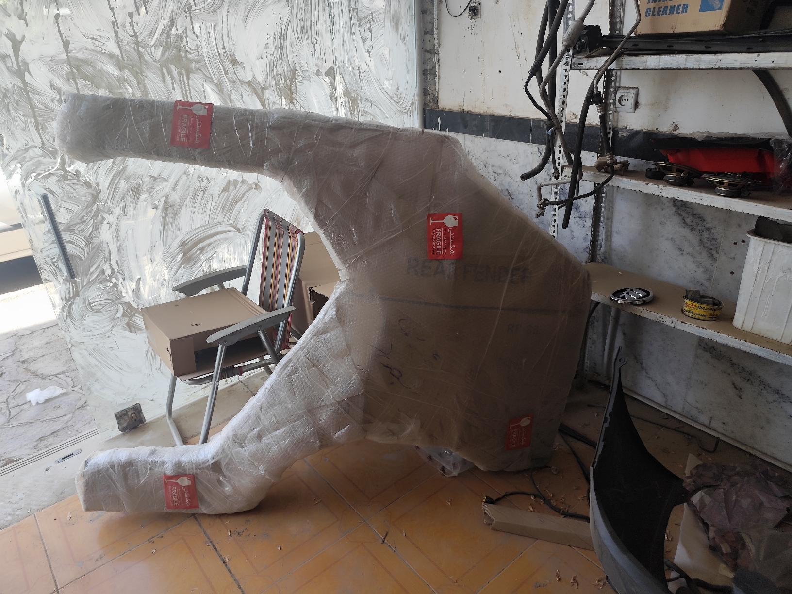 گلگیر عقب چپ جک اس ۵ (بدون دوبل )