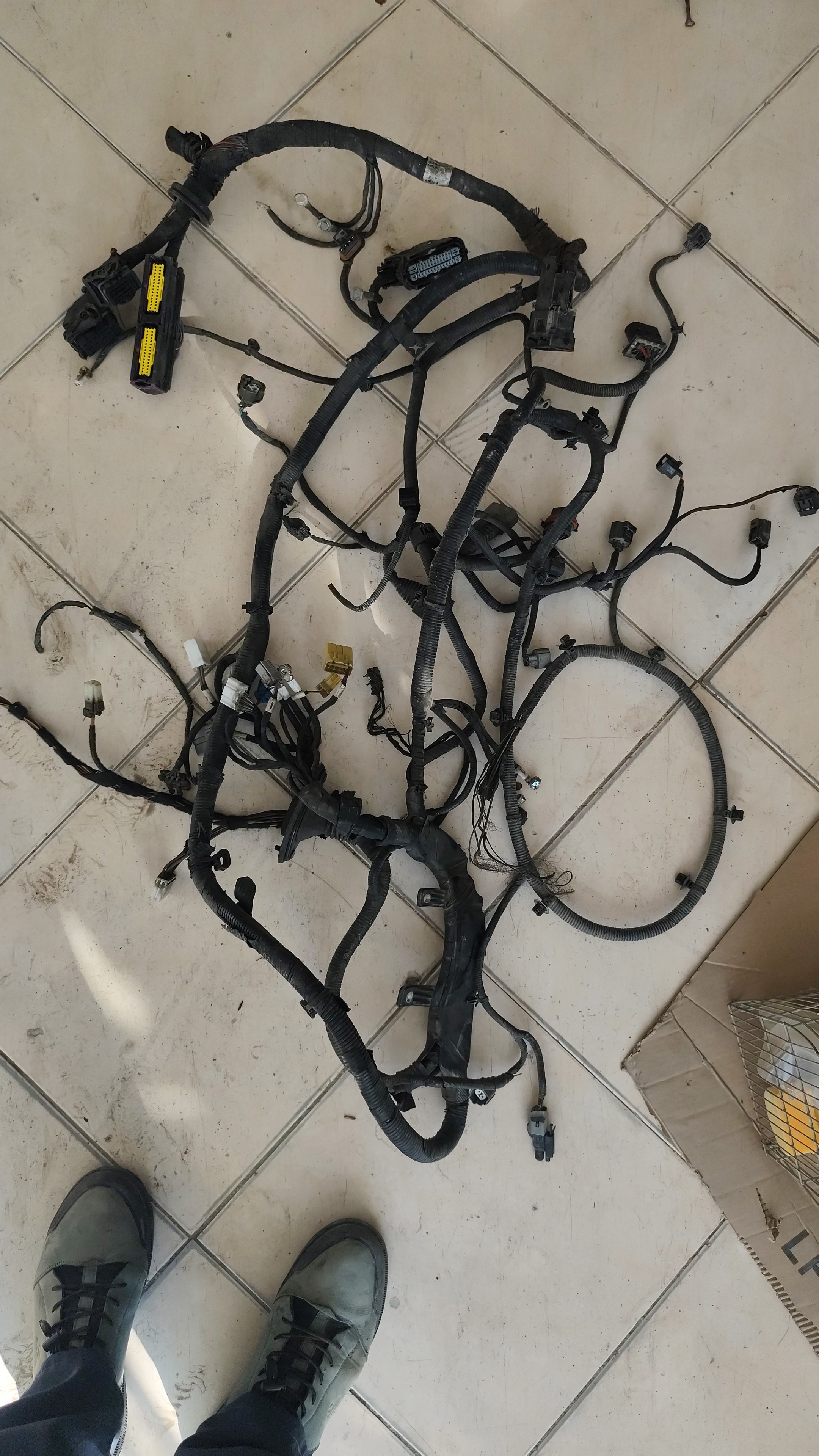 سیم کشی داخل موتور تیگو 5 با کد فنی T21-4302010CY (استوک)