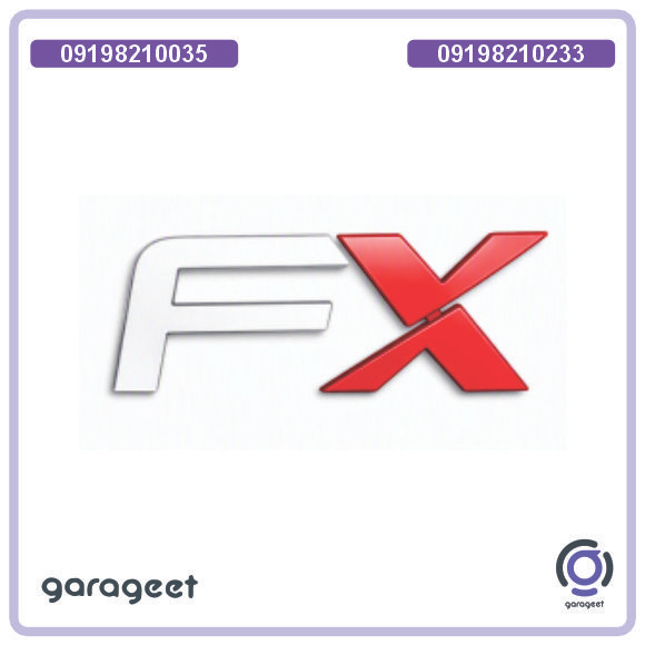 آرم نوشته FX درب صندوق عقب فونیکس FX