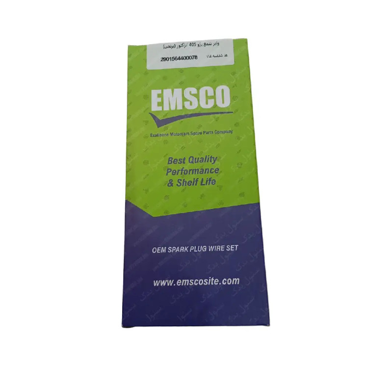 وایر شمع پژو 405 1800 EMSCO ( دو سال گارانتی )
